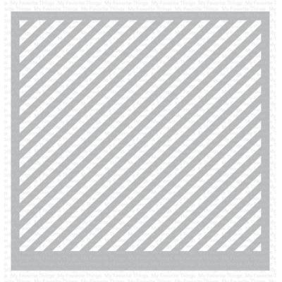 My Favorite Things Stencil - Diagonal Stripes